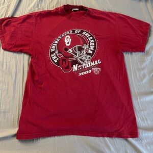 University of Oklahoma Vintage 2000 National Championship T-Shirt
